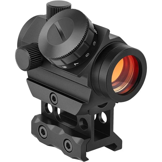 Viseur Point Rouge 2 MOA – Reflex Sight 1x25mm avec Montage Rehausseur 1" | Étanche, Antichoc, Antibuée Ma boutique