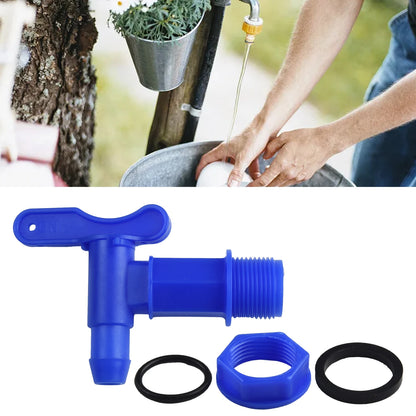 Robinet en plastique pour fût IBC – Raccord de réservoir d’eau/récupérateur d’eau de pluie - BLACKBEARD OUTDOOR INDUSTRIES
