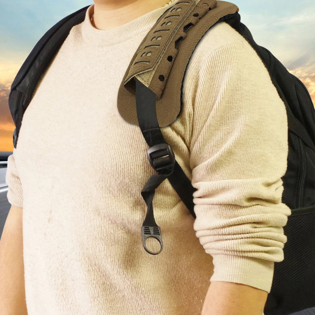 Coussin d’Épaule Tactique Respirant – Pad en Mousse pour Gilet ou Sac à Dos – Accessoire de Randonnée, Camping, Airsoft - BLACKBEARD OUTDOOR INDUSTRIES