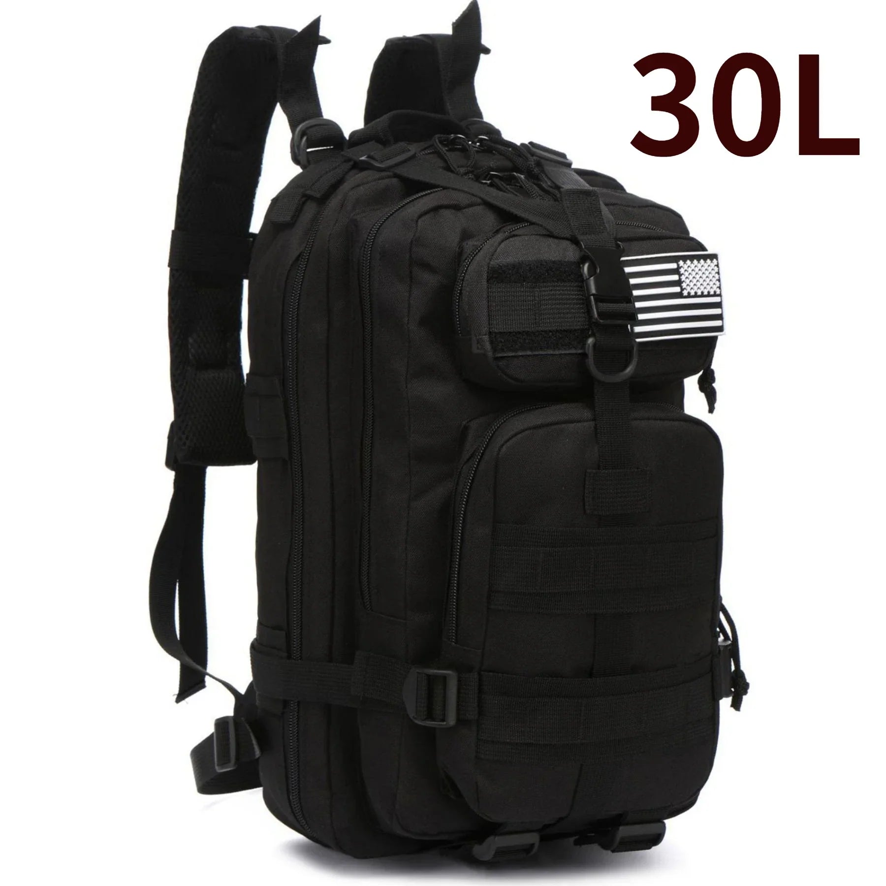 Thuram Sac à Dos Nylon 1000D Imperméable 30L/50L – Trekking, Pêche, Chasse, Camping, Randonnée - BLACKBEARD OUTDOOR INDUSTRIES