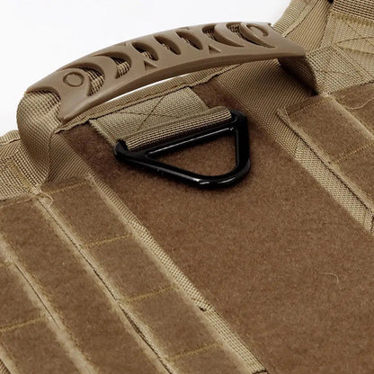 Harnais Tactique PETRAVEL pour Grand Chien – Ensemble Harnais + Collier + Laisse avec Système MOLLE Ma boutique