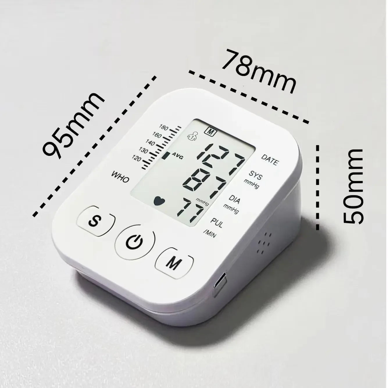 Tensiomètre Digital Portable – Moniteur de Tension Artérielle au Bras avec Mesure du Pouls Ma boutique