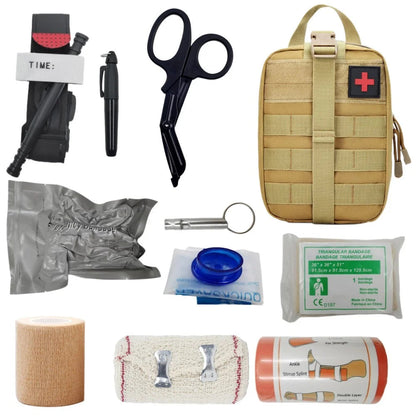 Kit de Premiers Secours Tactique – IFAK EMT Militaire avec Poche MOLLE Ma boutique