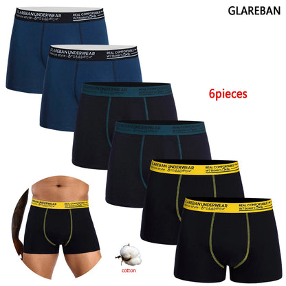 Pack de 6 Boxers Noirs pour Hommes - Sous-vêtements Doux et Respirants BLACKBEARD OUTDOOR INDUSTRIES