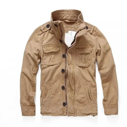 2025 Men Jacket Men M65 Denim Retro Cargo Jacketes Outdoor Multi Pockets Camo Tops Field Casual Fashion Hiking Coats Uniform BLACKBEARD OUTDOOR INDUSTRIES