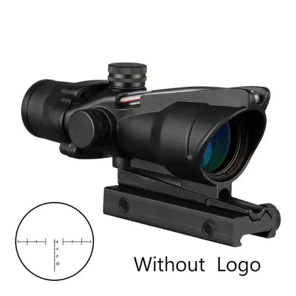 Lunette de Tir 4x32 avec Point Rouge Vert – Optique à Fibre Réelle, Réticule Gravé et Illuminé Ma boutique
