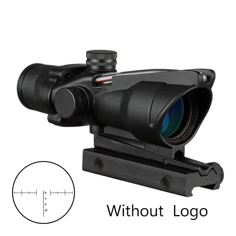 Lunette de Visée 4×32 – Réticule Gravé Illuminé Rouge/Vert – Fibre Optique Ma boutique