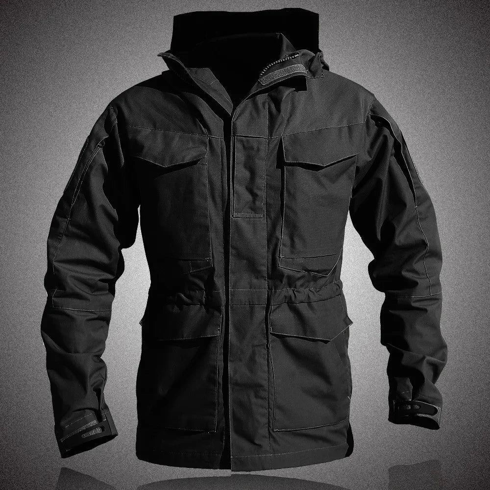 Veste Militaire Homme M65 – Tactique & Résistante | Coupe-Vent Imperméable avec Capuche – Style US/UK Army - BLACKBEARD OUTDOOR INDUSTRIES