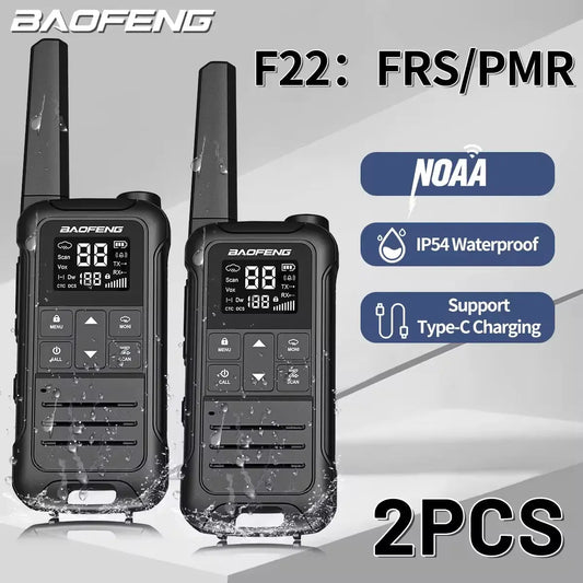 Baofeng F22 - Talkie-Walkie Portable PMR/FRS - Longue Portée et Multifonctions Ma boutique