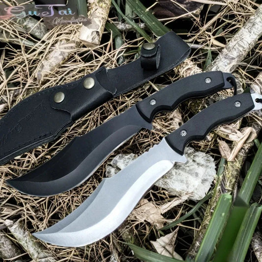 Couteau de Randonnée Compact – Lame Fixe Tranchante Haute Dureté - BLACKBEARD OUTDOOR INDUSTRIES