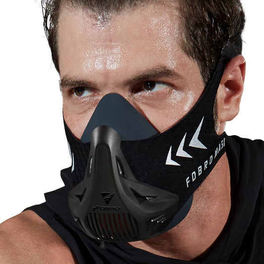 Masque d’Entraînement Sportif – Édition Élévation | Course, Fitness, Cyclisme – Style Noir 2.0 - BLACKBEARD OUTDOOR INDUSTRIES