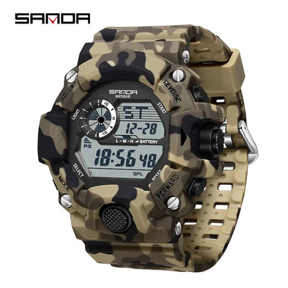 SANDA 2183 – Montre Électronique Homme - BLACKBEARD OUTDOOR INDUSTRIES