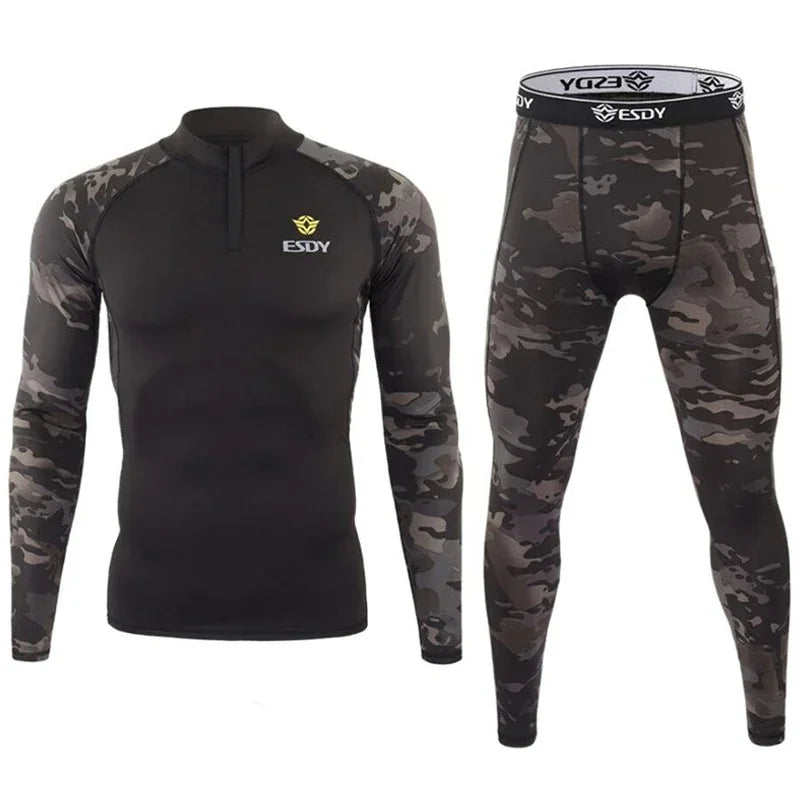 Ensemble Thermique Camouflage Hiver – Sous-vêtements Techniques pour Homme - BLACKBEARD OUTDOOR INDUSTRIES