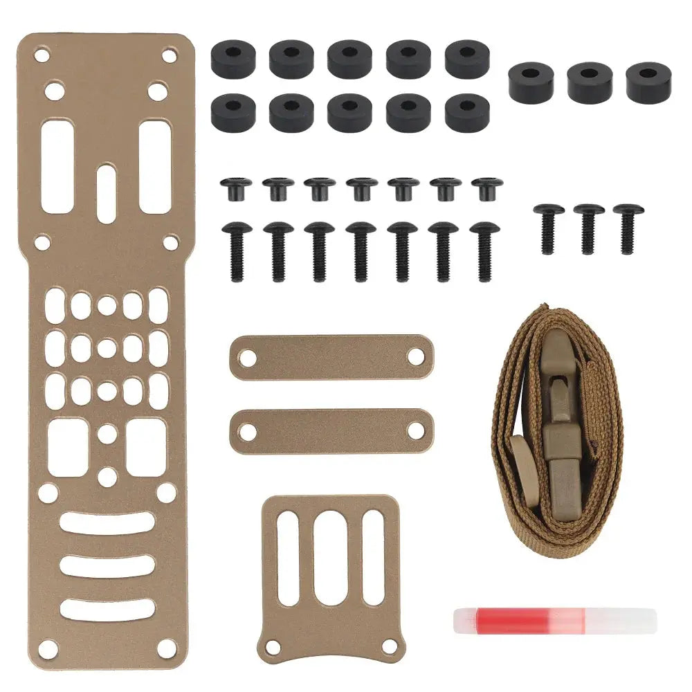 Adaptateur Holster Pistolet Modulaire en Métal pour Plateforme QLS – Accessoire Tactique Drop Leg pour Glock et Airsoft Ma boutique