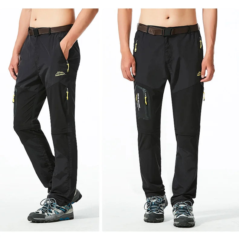 Pantalon de Randonnée Homme Été – Convertible, Séchage Rapide, Multi-Poches, Extensible - BLACKBEARD OUTDOOR INDUSTRIES