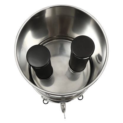 Système de Filtration d’Eau par Gravité – 2,25 Gallons en Acier Inoxydable avec 2 Filtres à Charbon Chargés à l’Argent Ma boutique