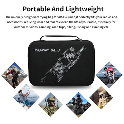 Baofeng AR-152 – Radio Tactique Puissante 25W | Batterie 12000 mAh | Portée jusqu'à 15 kml Longue portée  type AN PRC-152 Ma boutique