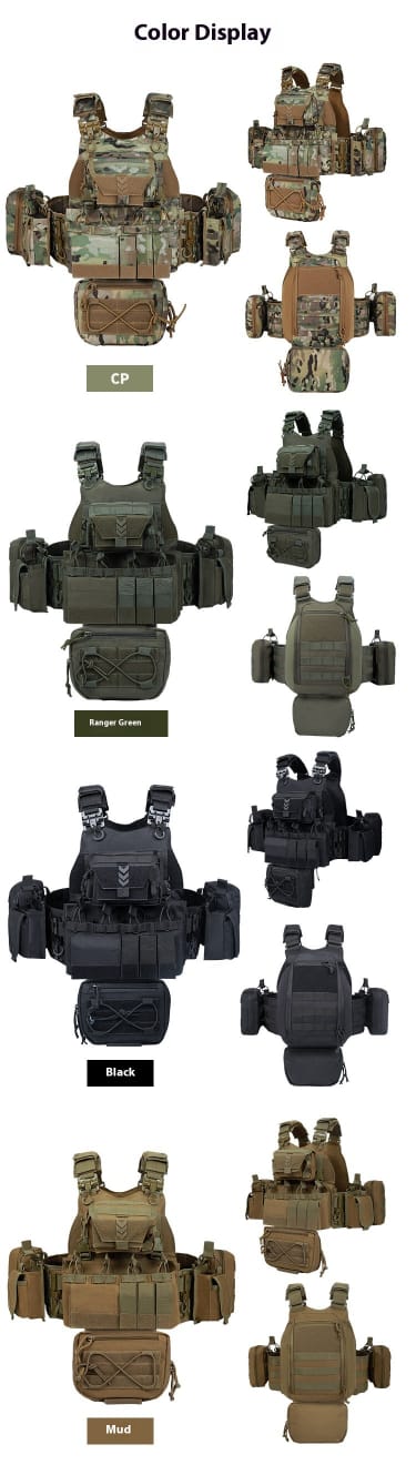 Gilet Tactique YAKEDA VT-8833TB – Plate Carrier Modulable Ma boutique